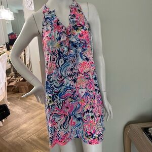 Lilly Pulitzer Pink and Blue Patterned Top